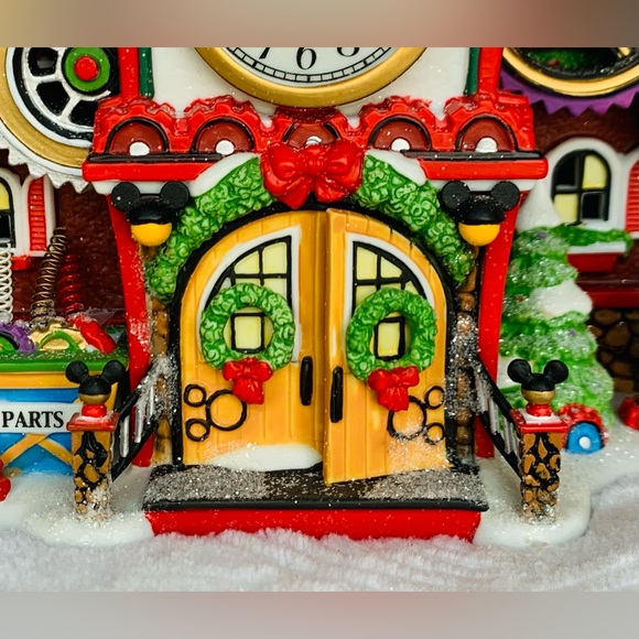 Department 56 Disney Christmas Village Mickey Mouse Watch Factory - Picture 4 of 16